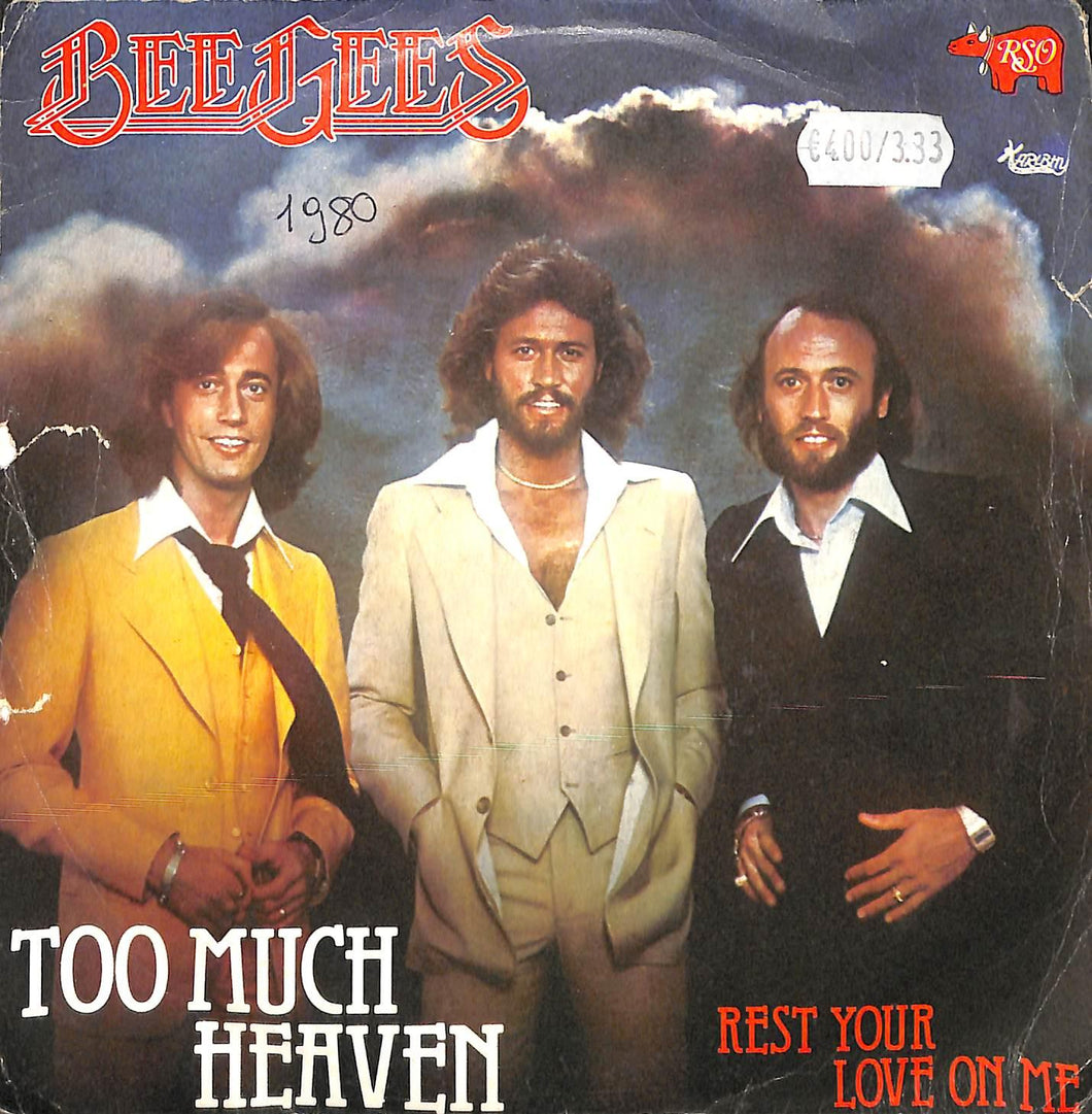 Bee Gees - Too Much Heaven / Rest Your Love On Me Vinile 45 Giri RSO 1978