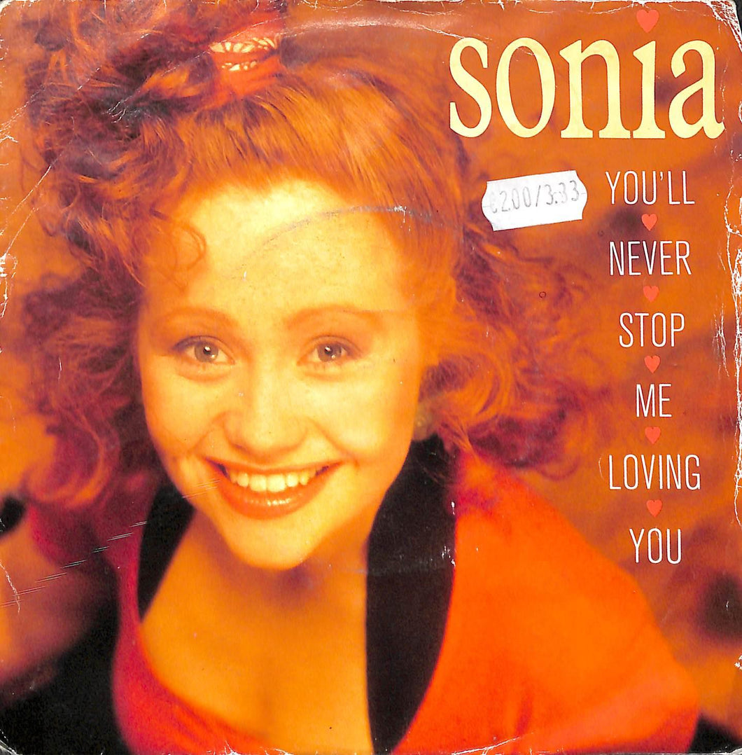 Sonia - You'll Never Stop Me Loving You Vinile 45 Giri Chrysalis 1989