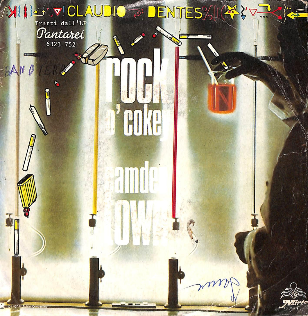 Claudio Dentes - Rock 'O Cockey / Camden Town Vinile 45 Giri Mirto 1979 Stampa Italiana
