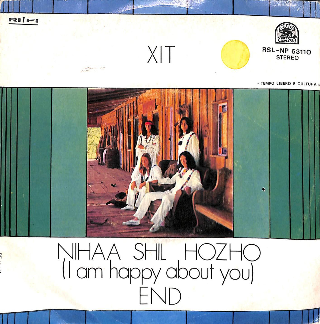 XIT - Nihaa Shil Hozho (I Am Happy About You) / End Vinile 45 Giri Rare Earth 1972 Stampa Italiana