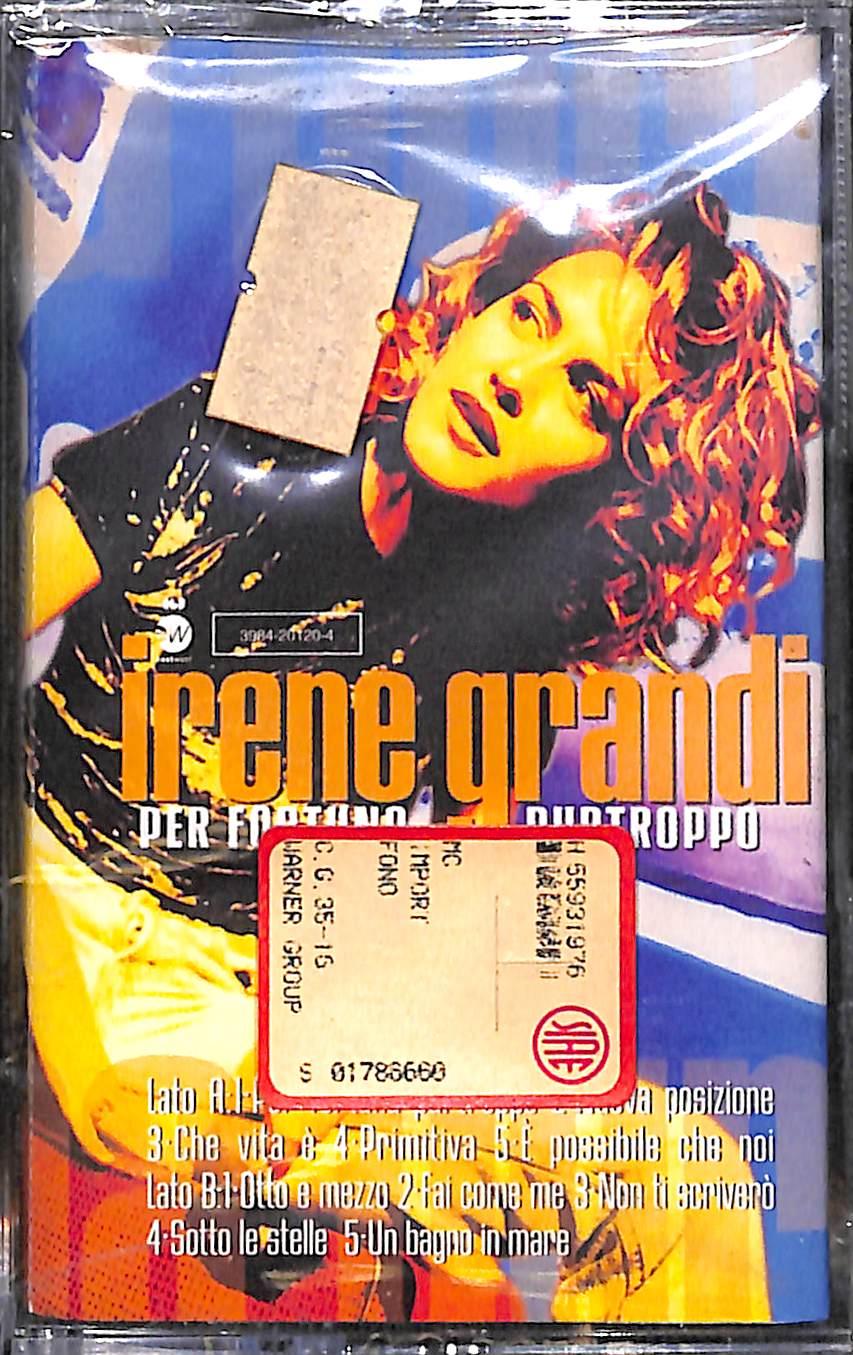 Mc - Irene Grandi - Per Fortuna Purtroppo Musicassetta CGD East West 1997 Stampa Italiana