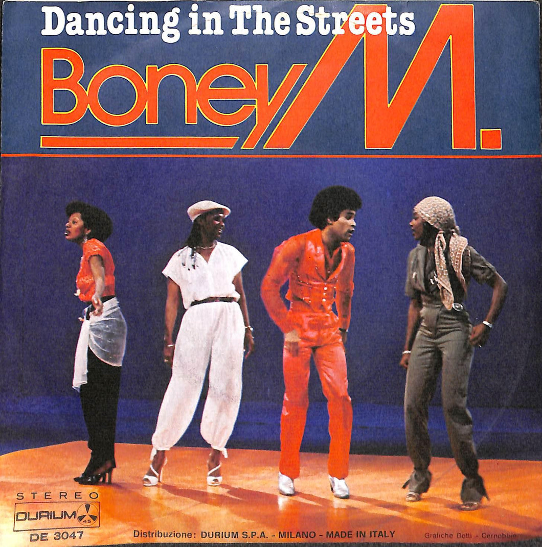 - Boney M. - Dancing In The Streets Vinile 45 Giri Durium 1979 Stampa Italiana