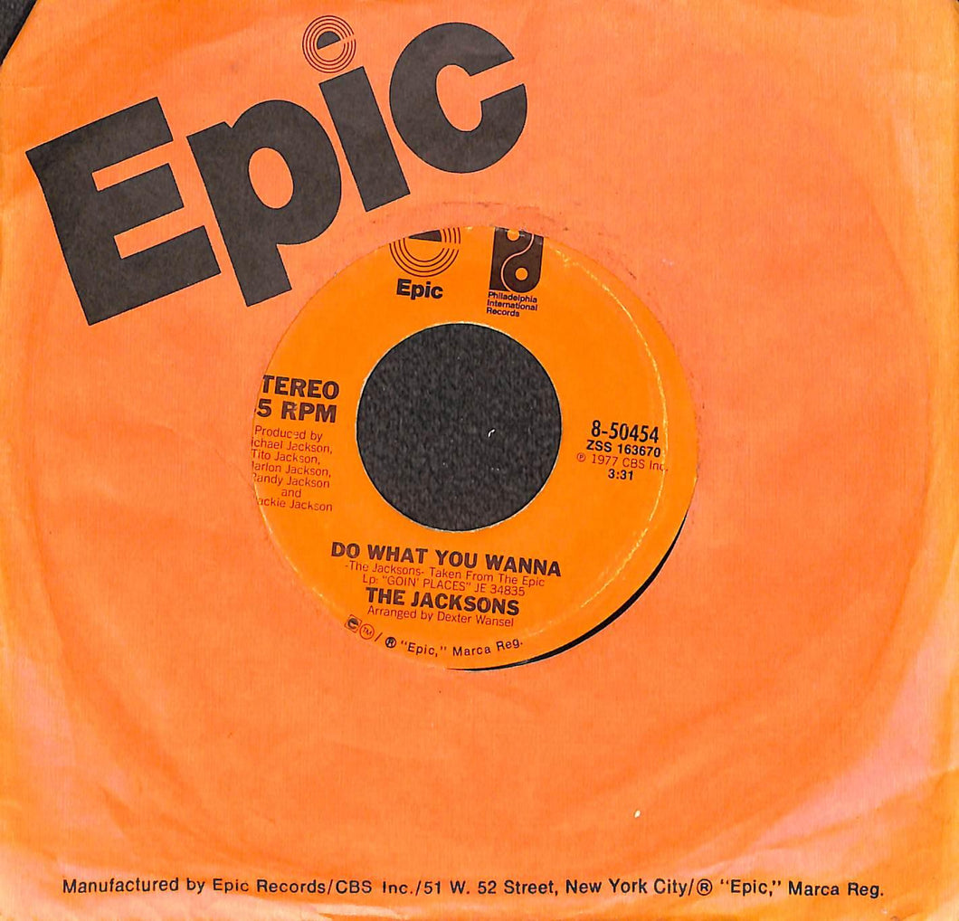 The Jacksons - Goin' Places Vinile 45 Giri Epic
