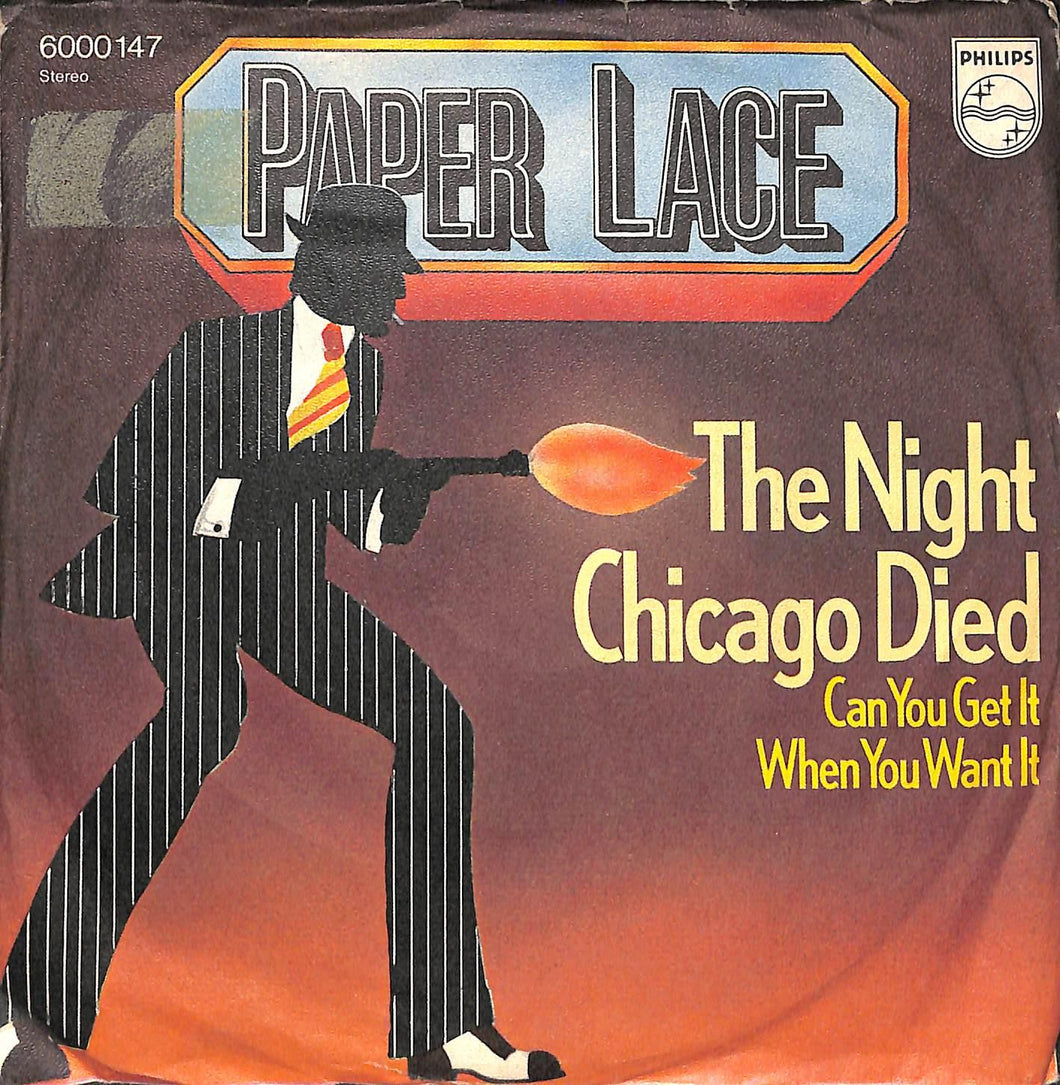 Paper Lace - The Night Chicago Died Vinile 45 Giri Philips 1974