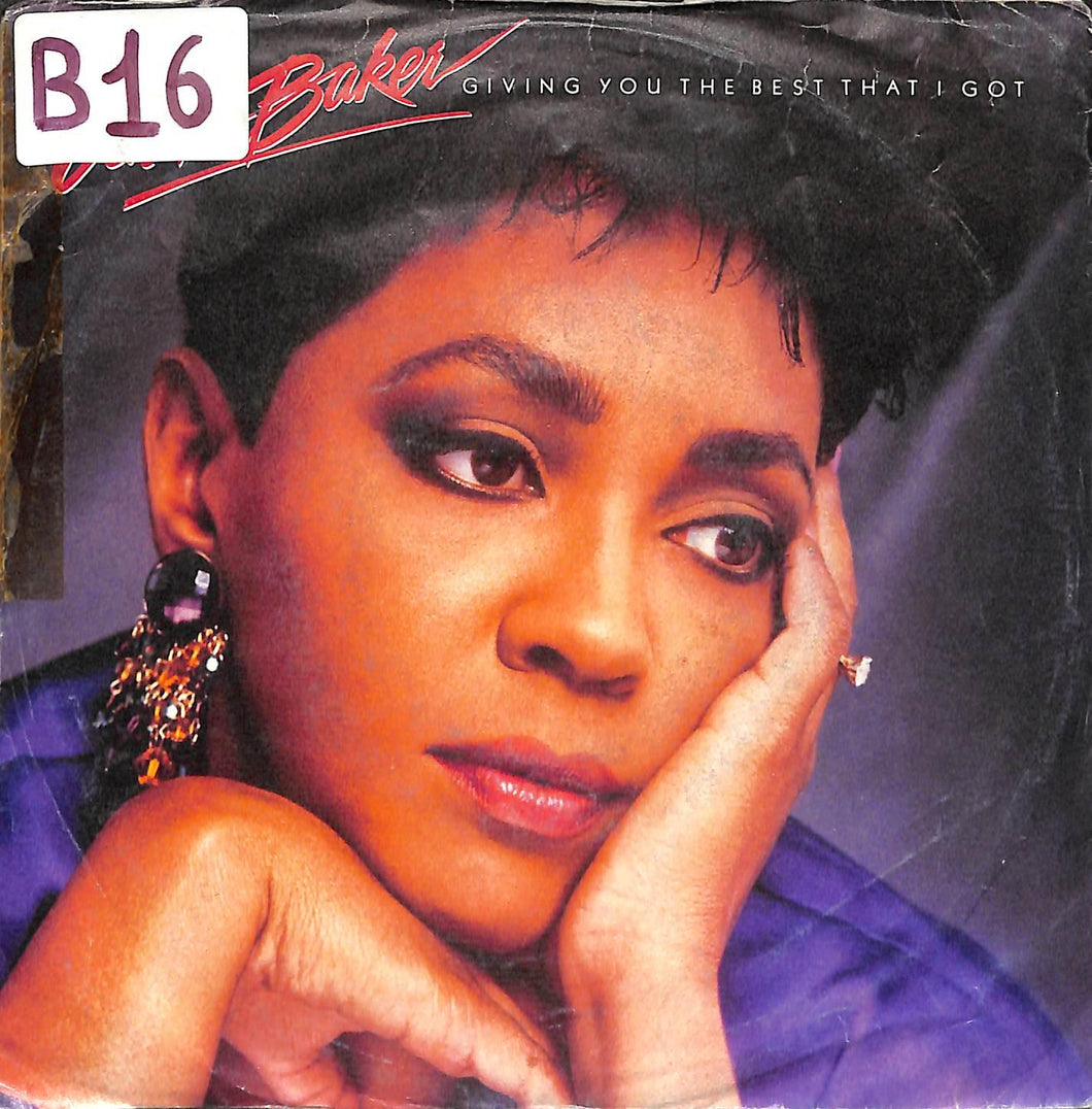 Anita Baker - Giving You The Best That I Got Vinile 45 Giri Elektra 1988