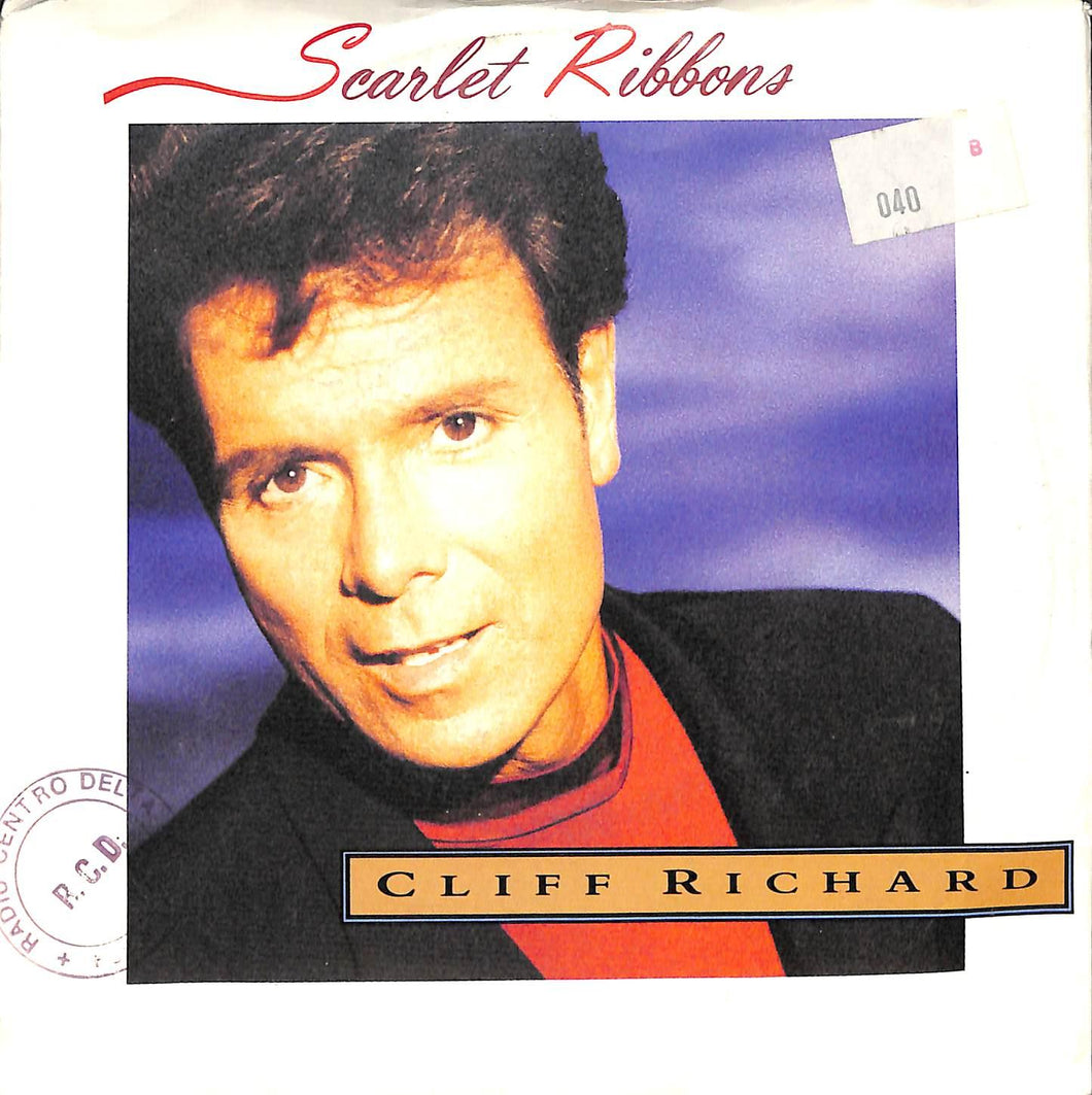 Cliff Richard - Scarlet Ribbons Vinile 45 Giri EMI 1991