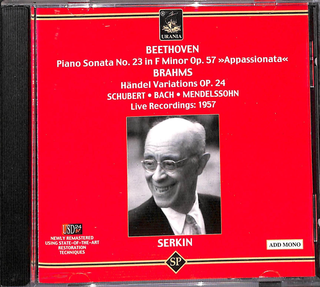 Cd - Beethoven/Brahms/Schubert / Rudolf Serkin