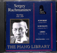 Cd - Sergey Rachmaninov - Schubert