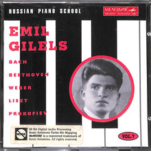Cd - Emil Gilels  Emil Gilels Bach Beethoven Weber Liszt Prokofiev