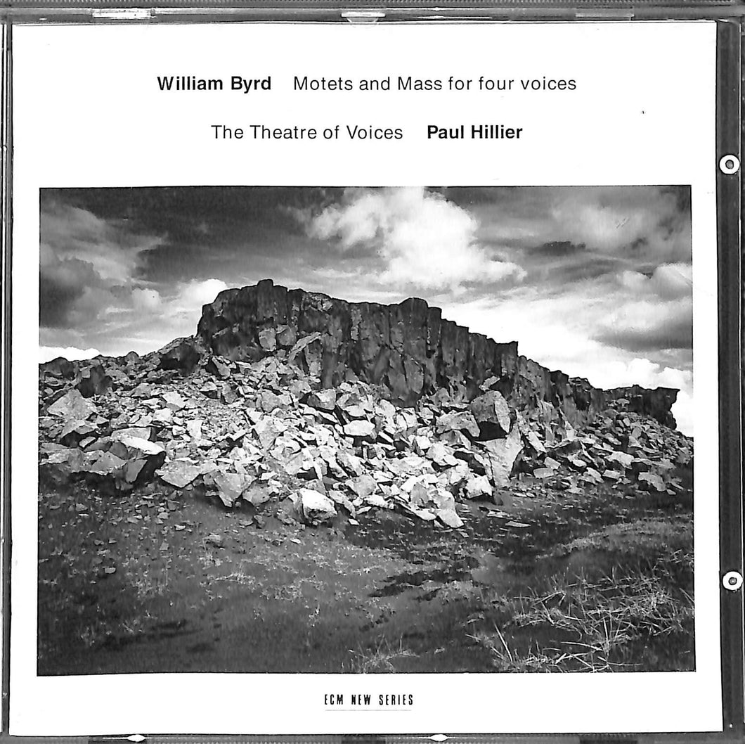 CD - William Byrd - The Theatre of Voices, Paul Hillier - Motets And Mass For Four Voices ECM