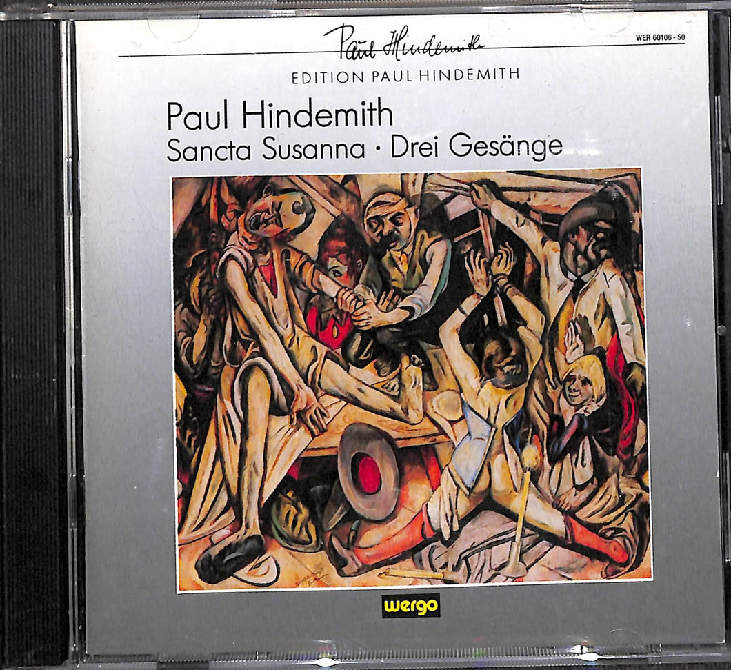 Cd - Paul Hindemith - Sancta Susanna - Drei Gesänge