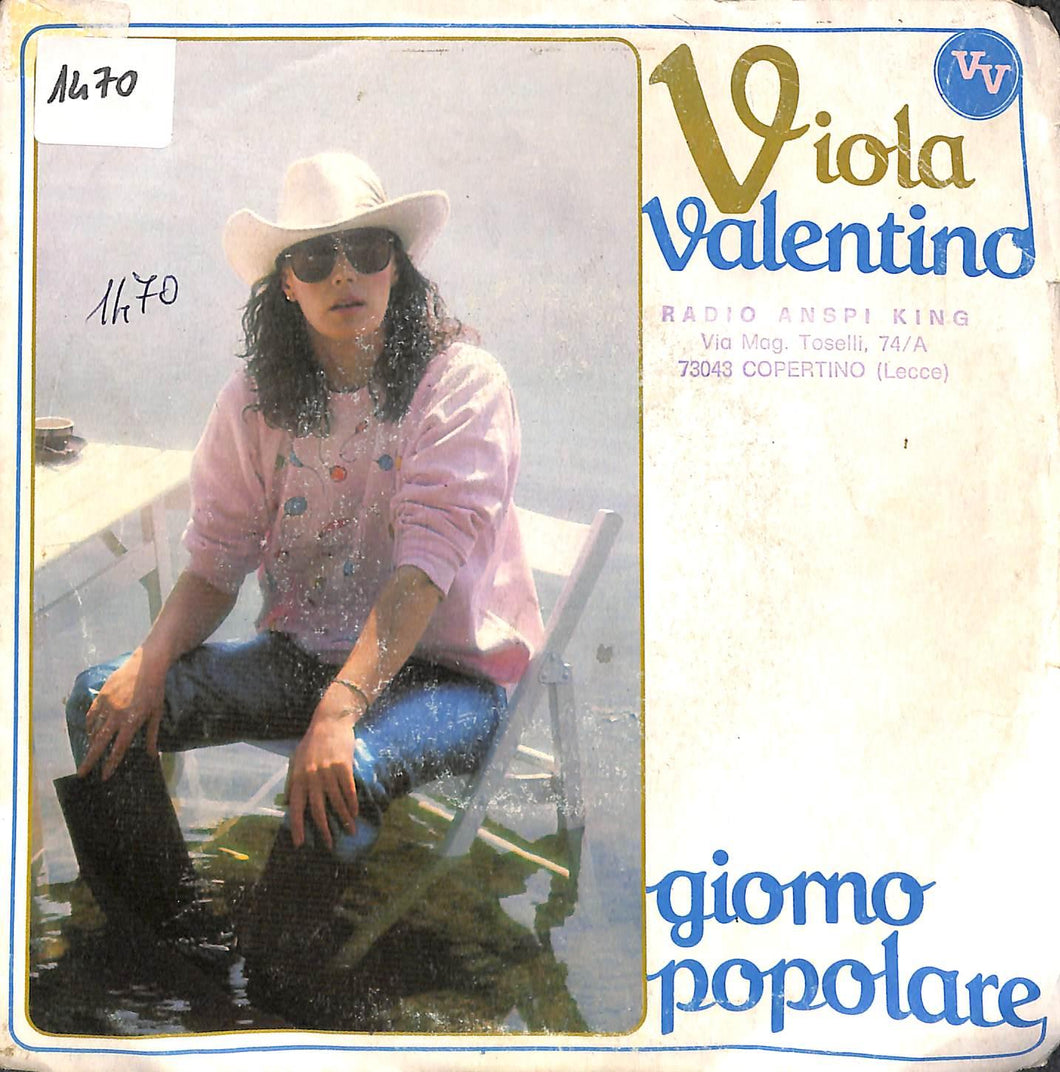 Viola Valentino - Giorno Popolare Vinile 45 Giri Paradiso 1981 Stampa Italiana