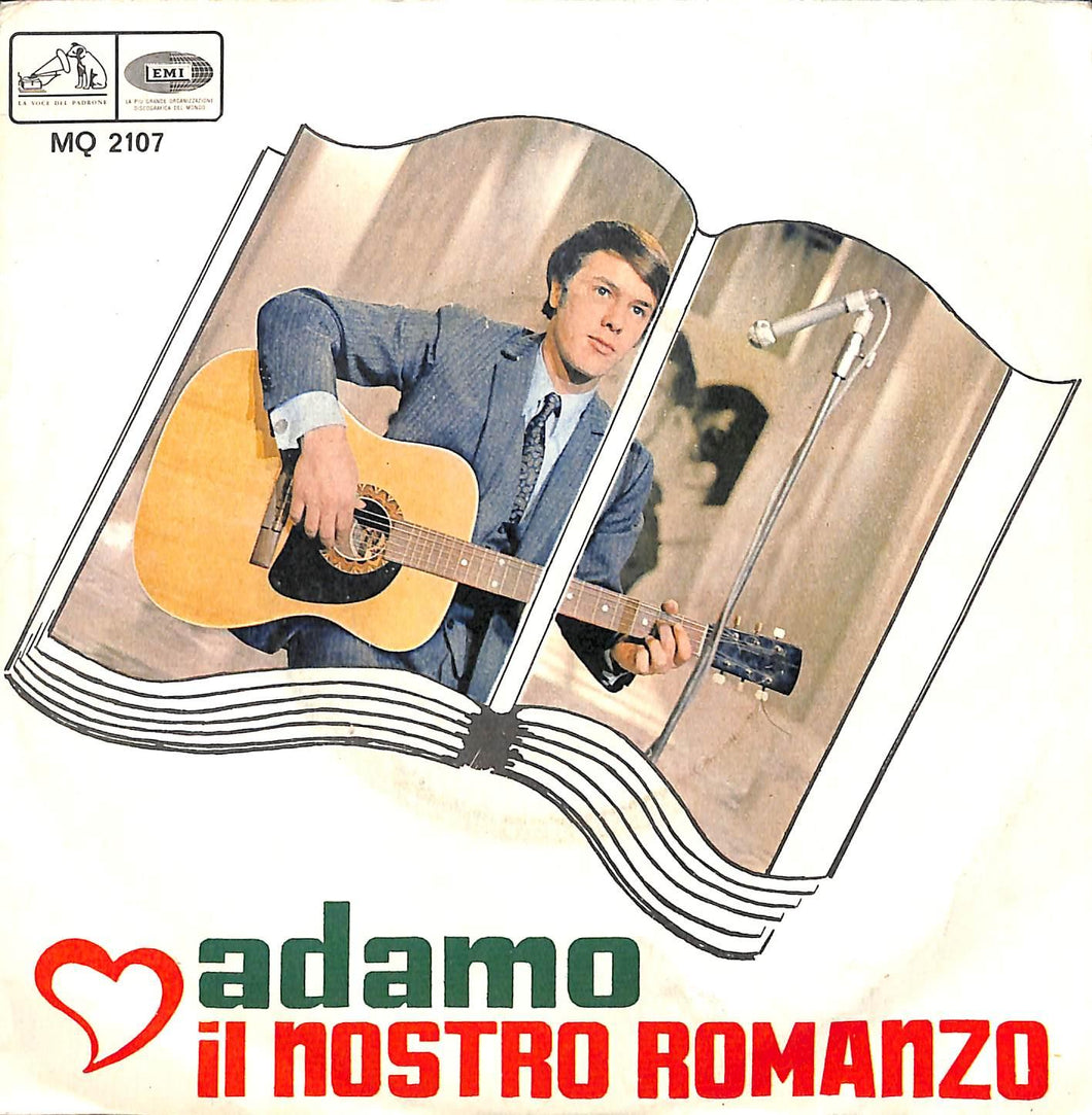 Adamo - Il Nostro Romanzo Vinile 45 Giri La Voce Del Padrone 1967 Stampa Italiana