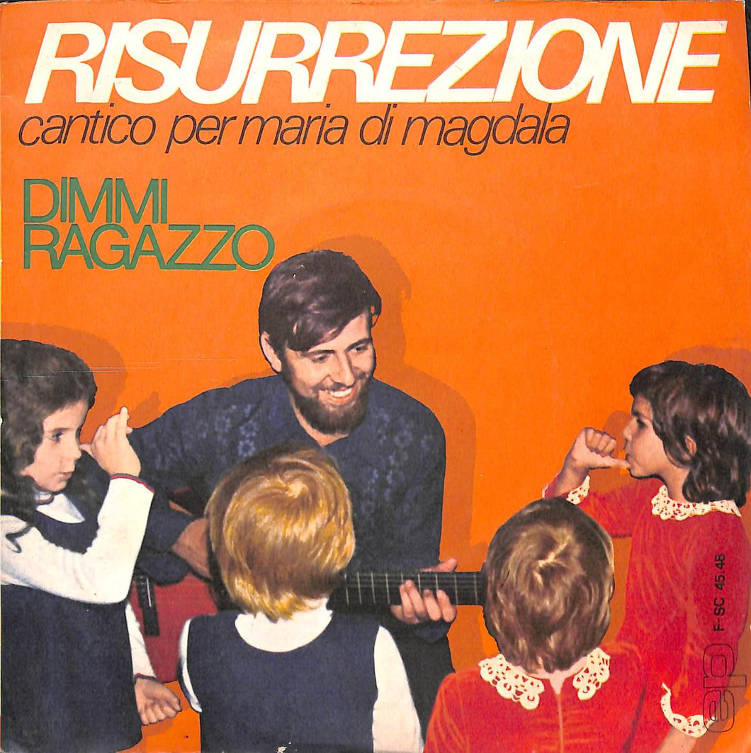 Rino Farruggio Con Il Complesso Linea Blu* - Risurrezione Vinile 45 Giri Edizioni Paoline