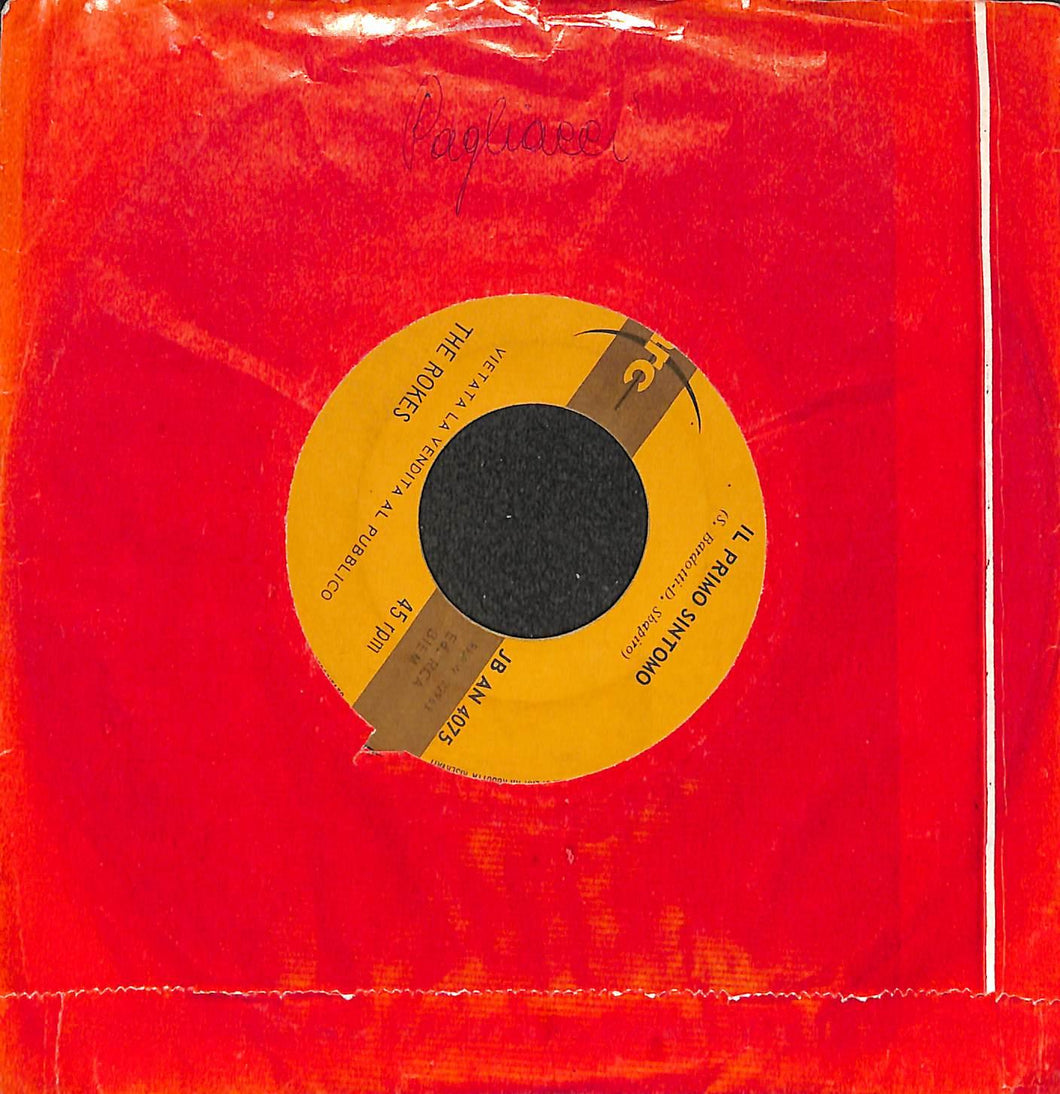 The Rokes Ascolta Nel Vento JB Vinile 45 Giri Arc  1966 Stampa Italiana