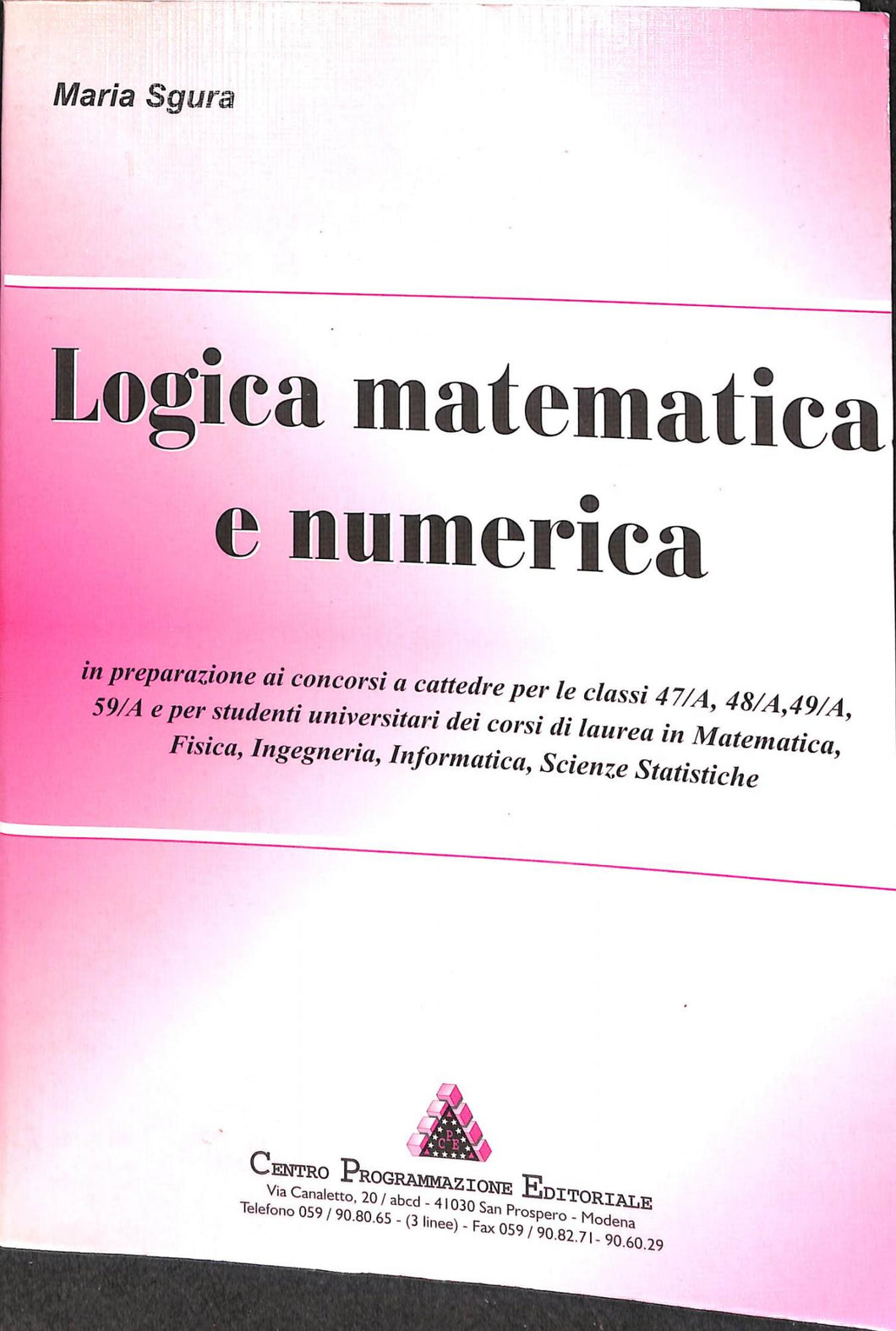 Logica matematica e numerica Sgura