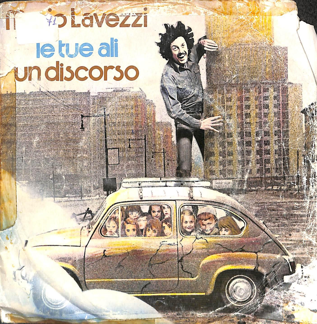 Mario Lavezzi - Le Tue Ali / Un Discorso Disco Music Vinile 45 Giri CGD 1976 Stampa Italiana