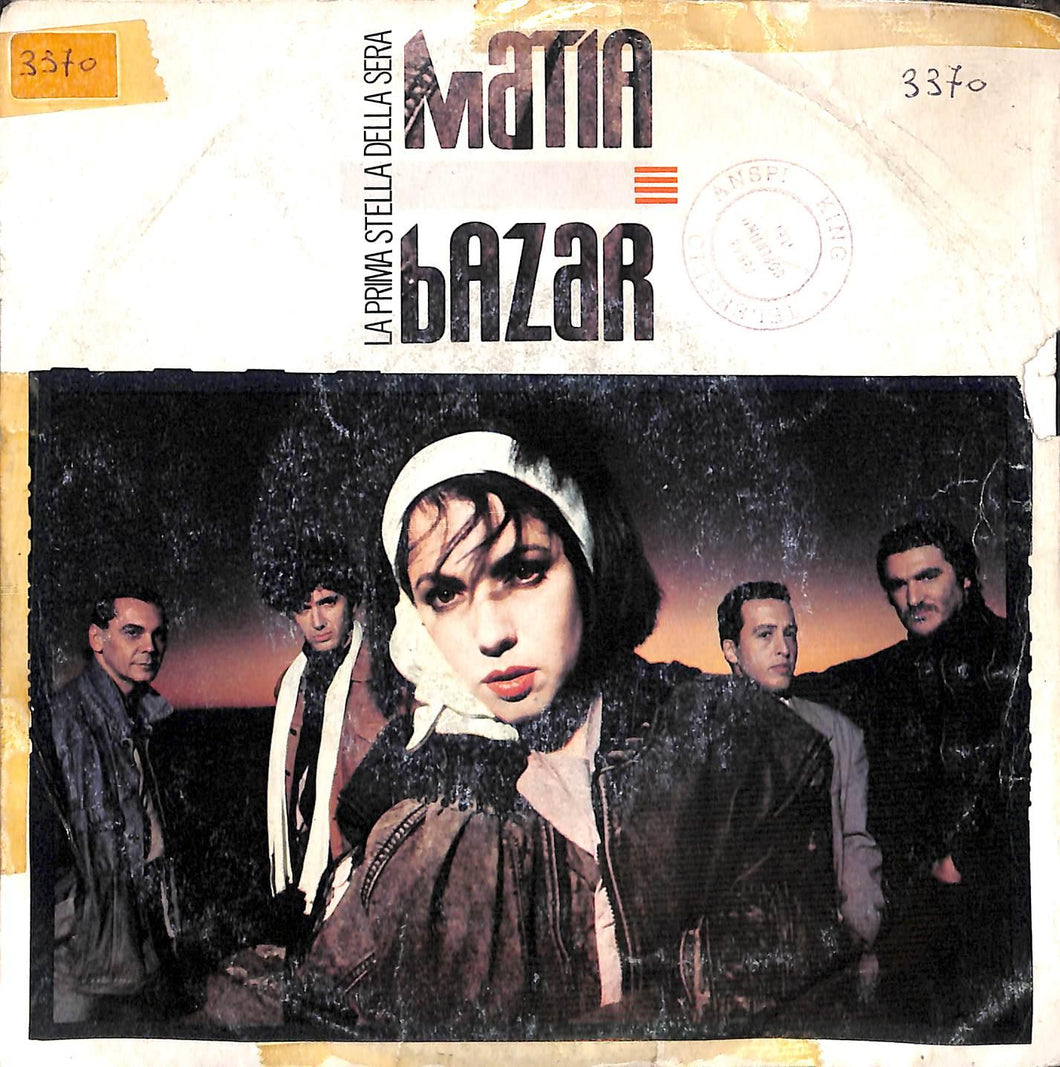 Matia Bazar - La Prima Stella Della Sera Vinile 45 Giri CGD 1988 Stampa Italiana