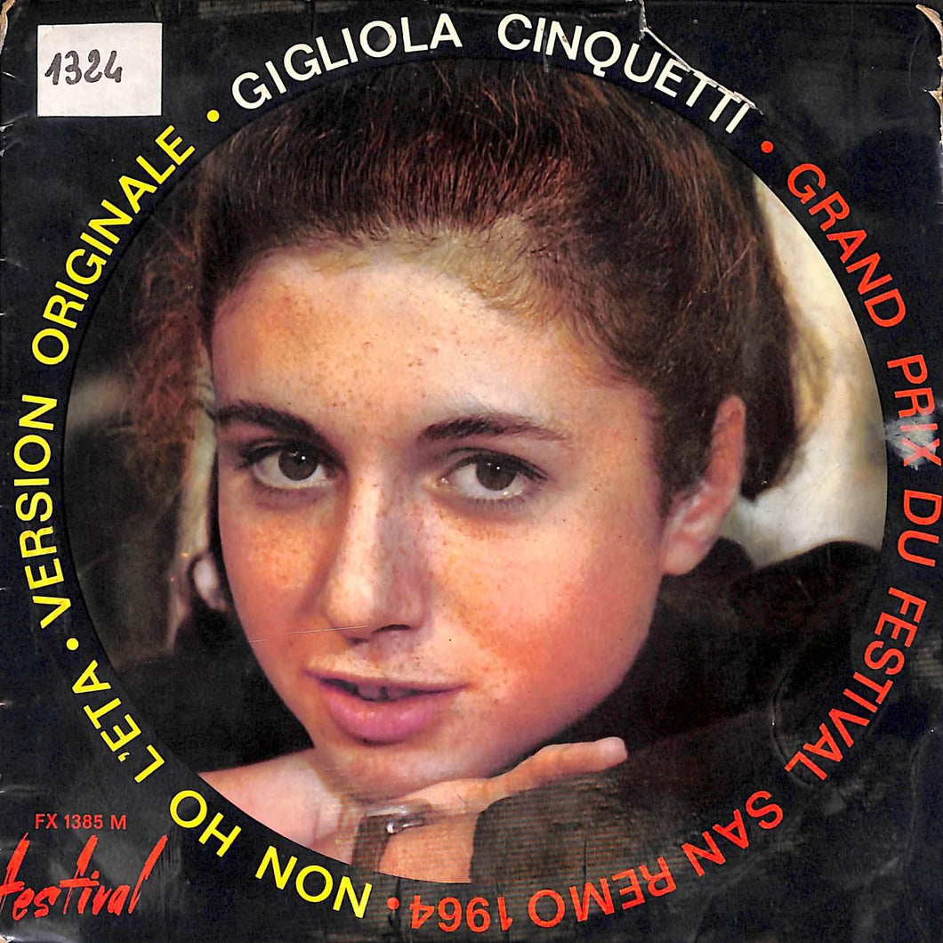Gigliola Cinquetti - Non Ho L'Età Vinile 45 Giri Disques Festival