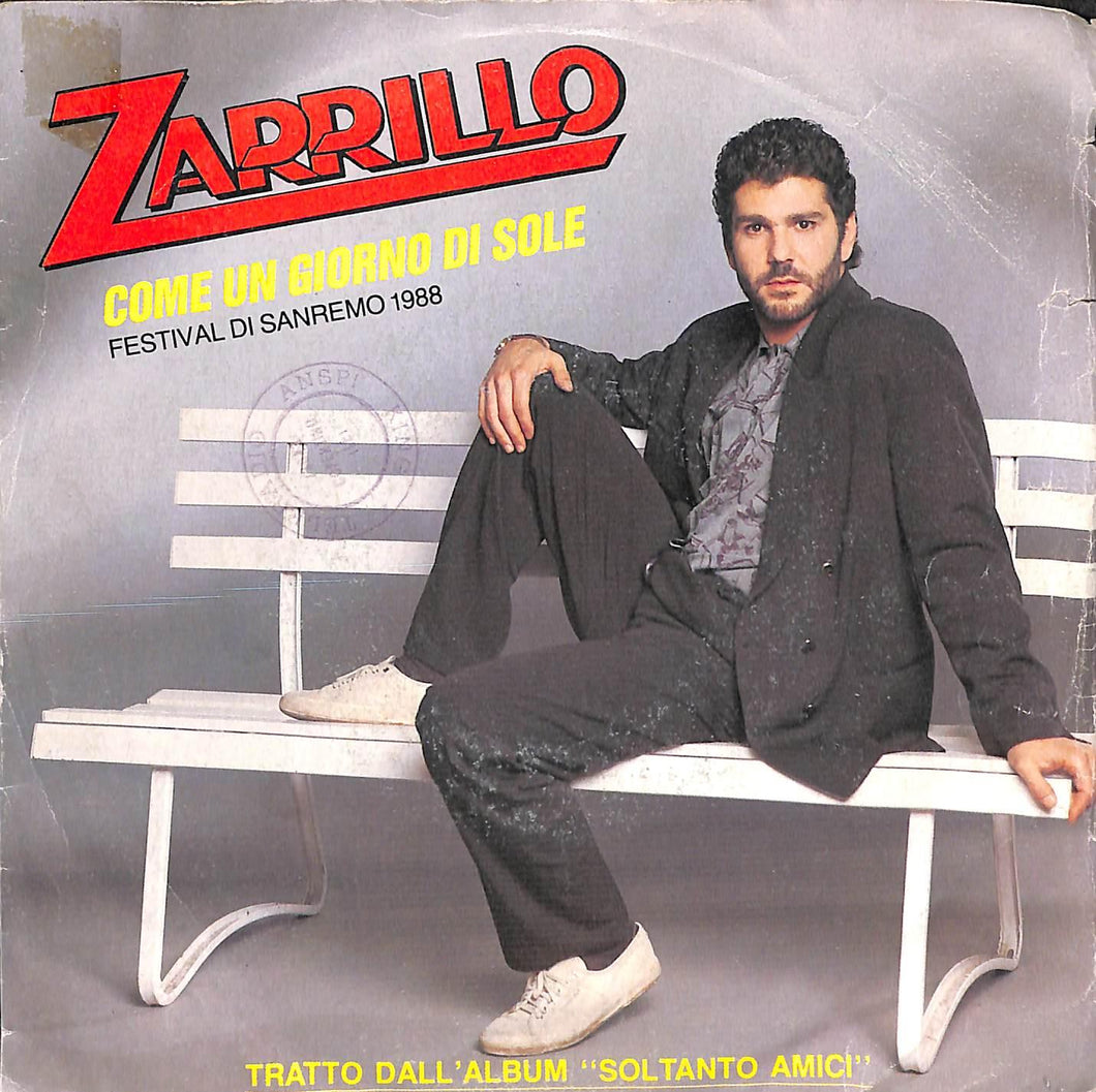 45 giri - 7'' - Michele Zarrillo - Come Un Giorno Di Sole