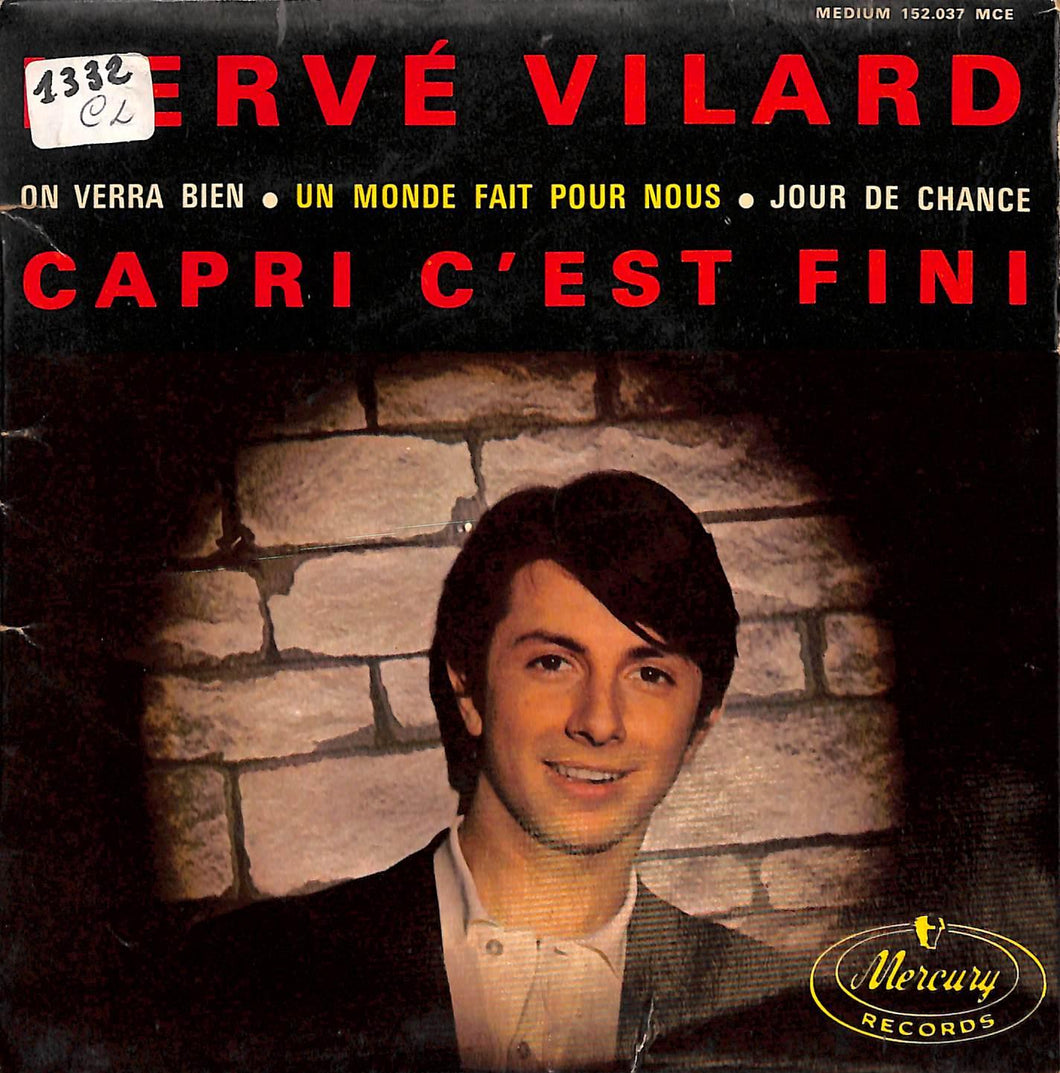 Hervé Vilard - Capri C'est Fini Vinile 45 Giri Mercury