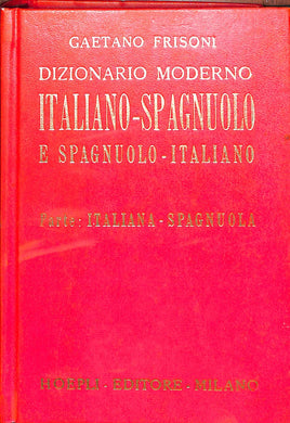 Dizionario moderno italiano-spagnolo e spagnolo-italiano vol.1 (1986)