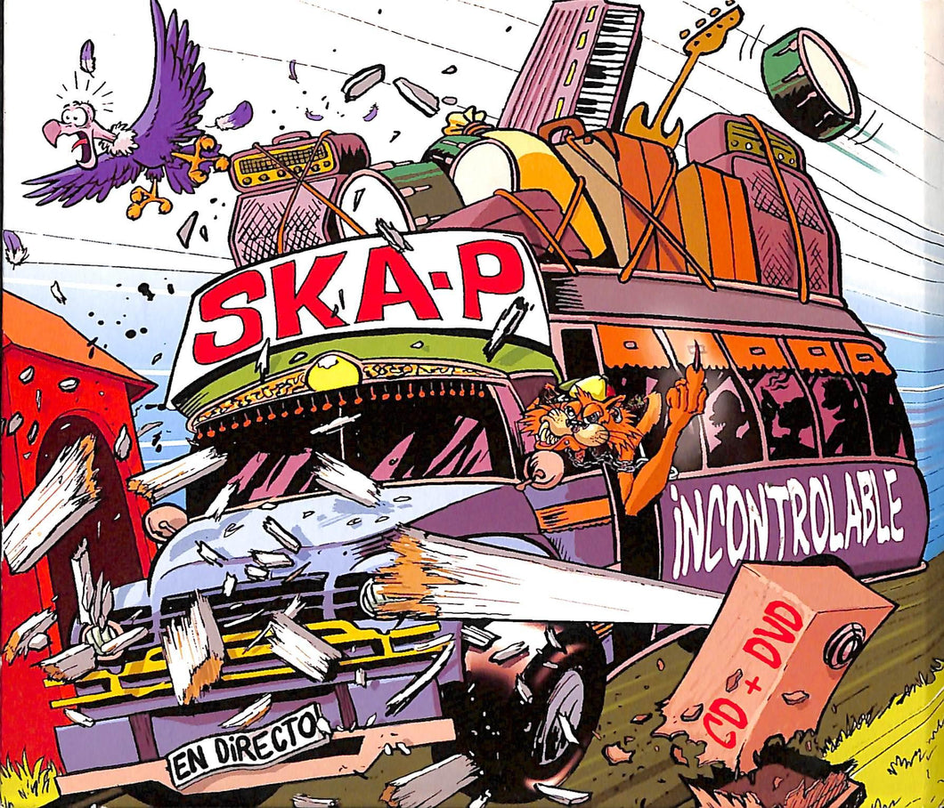 Cd - Ska-P - Incontrolable En Directo