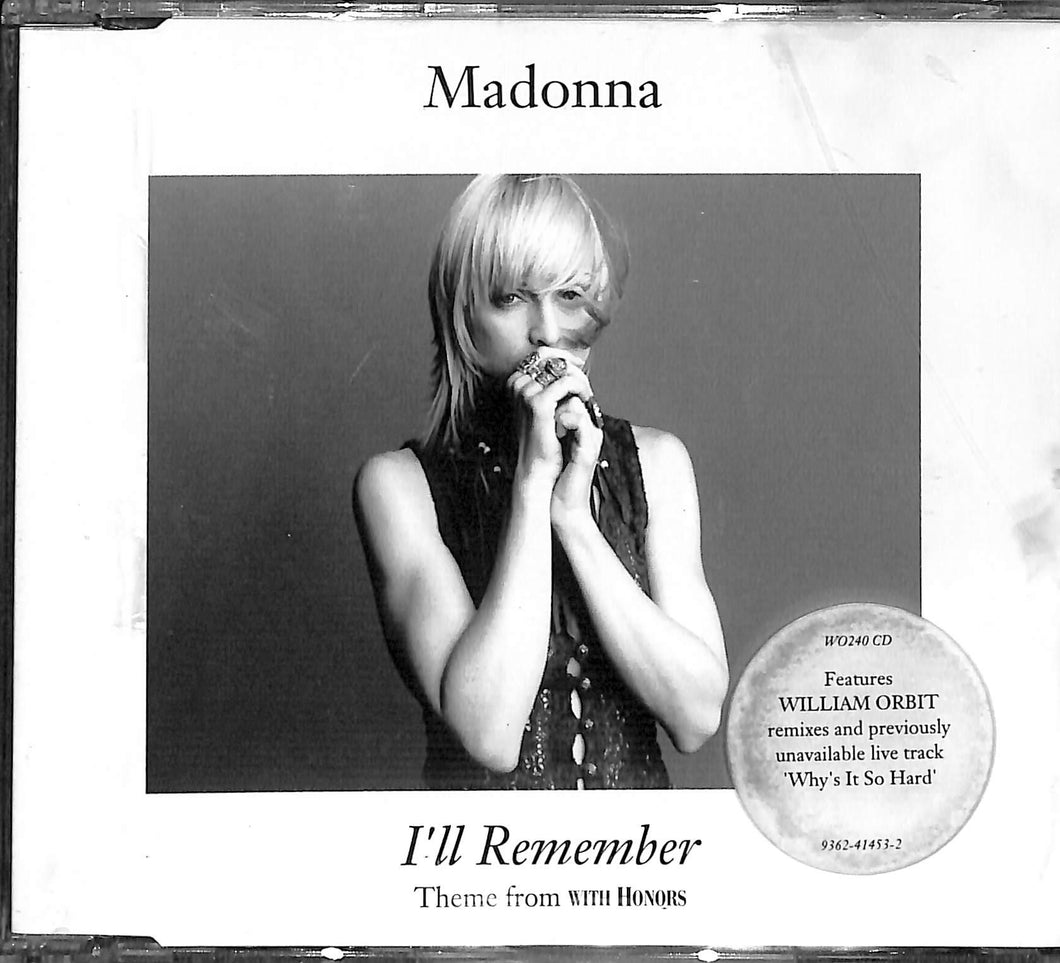 Cd - Madonna - I'll Remember