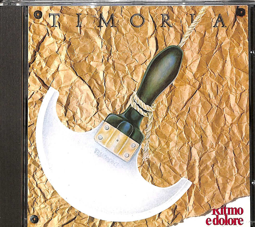Cd - Timoria - Ritmo E Dolore