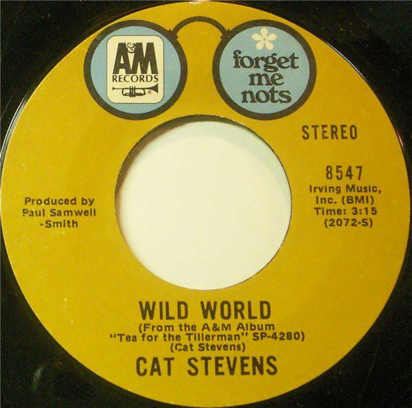 45 giri - Cat Stevens - Wild World / Moonshadow