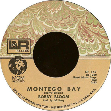 Bobby Bloom - Montego Bay Vinile 45 Giri L&R Records 1970