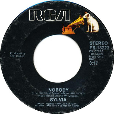 Sylvia - Nobody Vinile 45 Giri RCA 1982