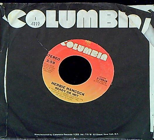45 giri - Herbie Hancock - Ready Or Not / Trust Me
