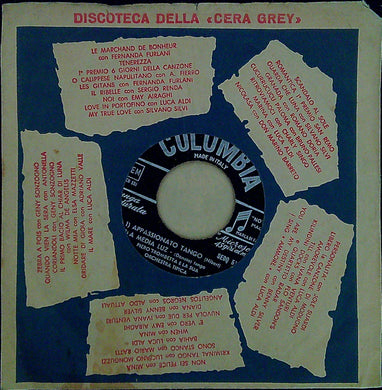 Piero Trombetta E La Sua Orchestra Tipica - Appassionato Tango Vinile 45 Giri Columbia 1955 Stampa Italiana