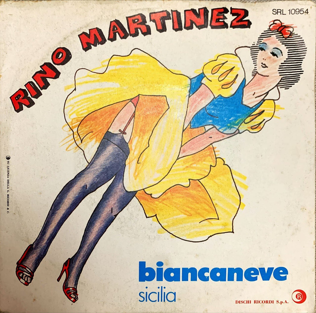 Rino Martinez Biancaneve Vinile 45 Giri Chanson Ballad Ricordi 1982 Stampa Italiana