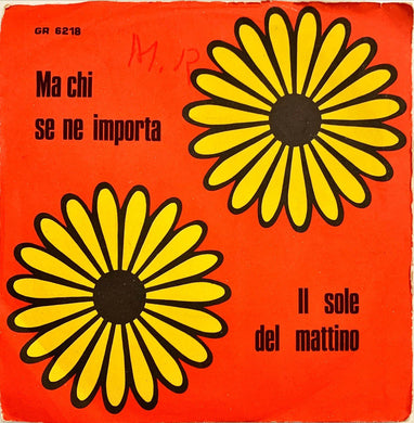 45 Giri -  Tony Arden / Sergio Mauri  Ma Chi Se Ne Importa / Il Sole Del Mattino