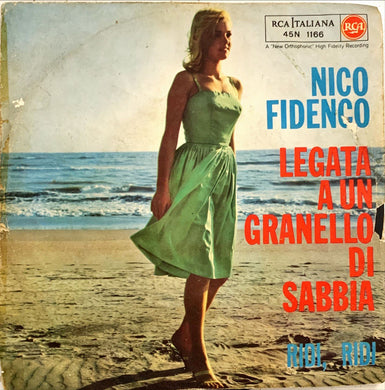 45 Giri -  Nico Fidenco  Legata A Un Granello Di Sabbia / Ridi Ridi
