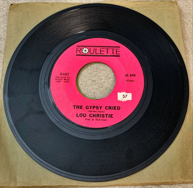 45 Giri - Lou Christie  The Gypsy Cried / Red Sails In The Sunset