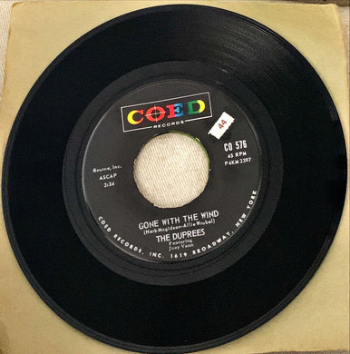 45 Giri - The Duprees  Gone With The Wind / Let's Make Love Again