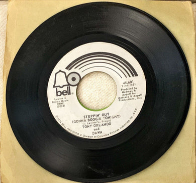 45 Giri - Tony Orlando And Dawn  Steppin' Out (Gonna Boogie Tonight)
