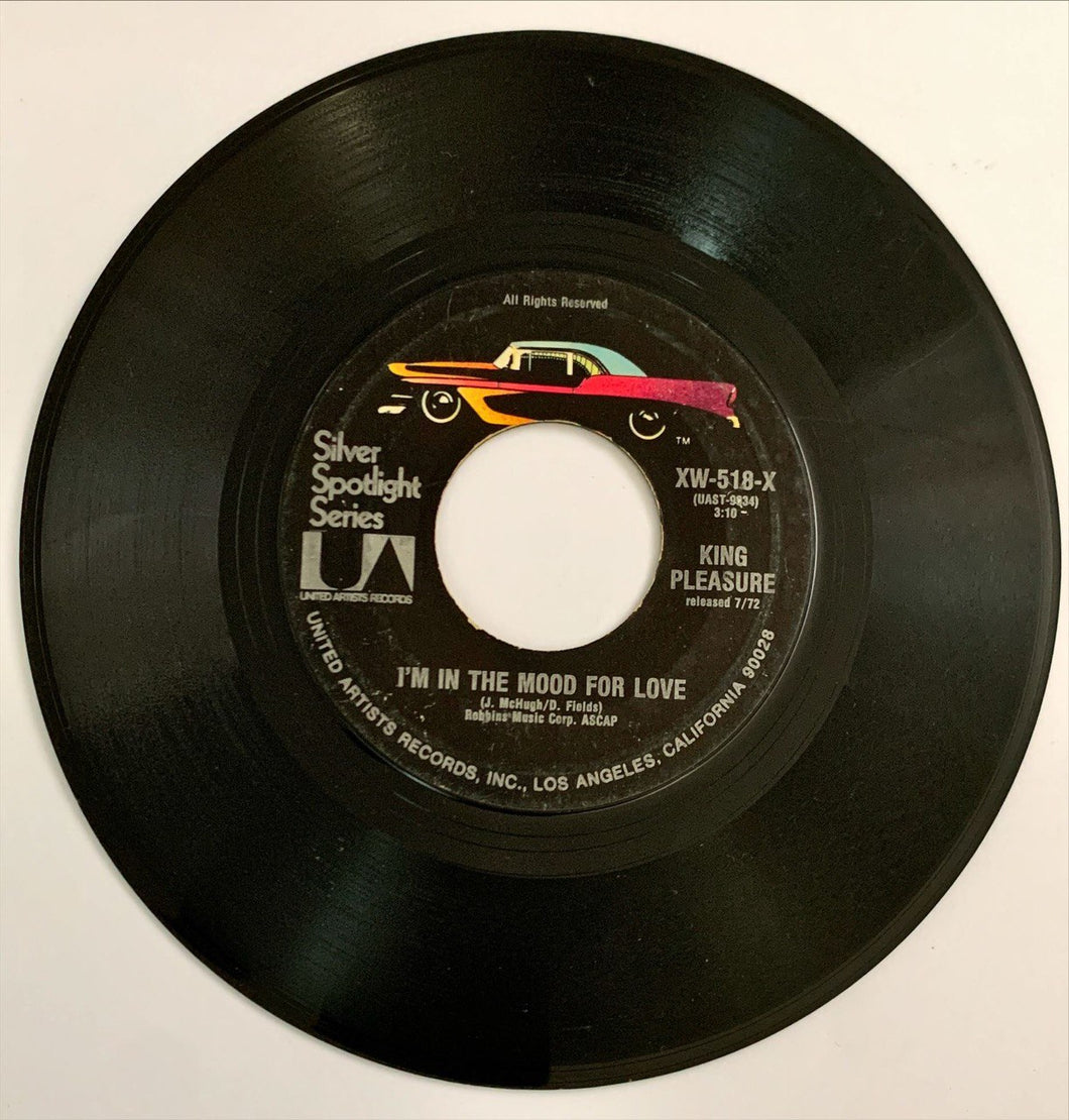 King Pleasure I'm In The Mood For Love/Don't Get Scared Vinile 45 Giri Soul United Artists Records