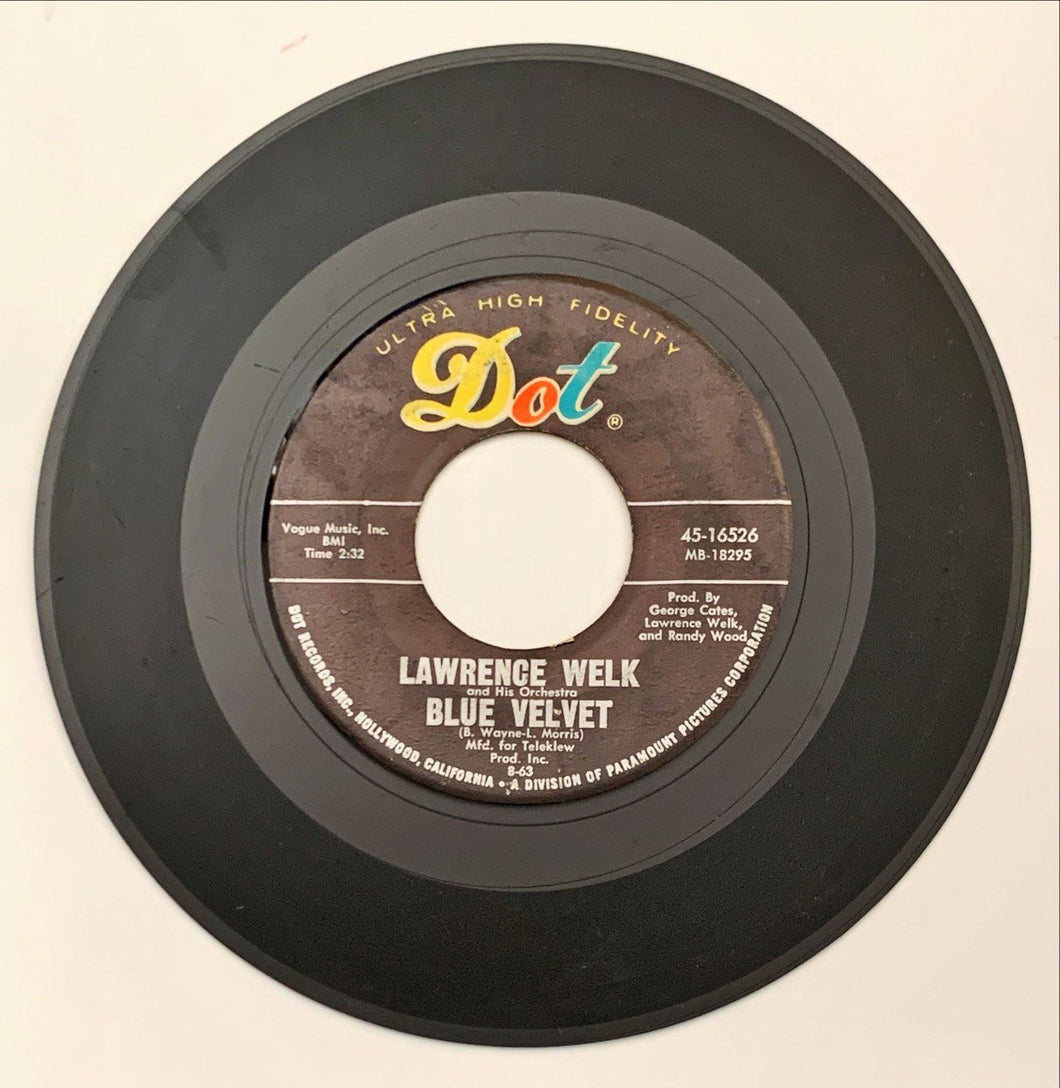 45 Giri - Lawrence Welk And His Orchestra  Blue Velvet / Fiesta