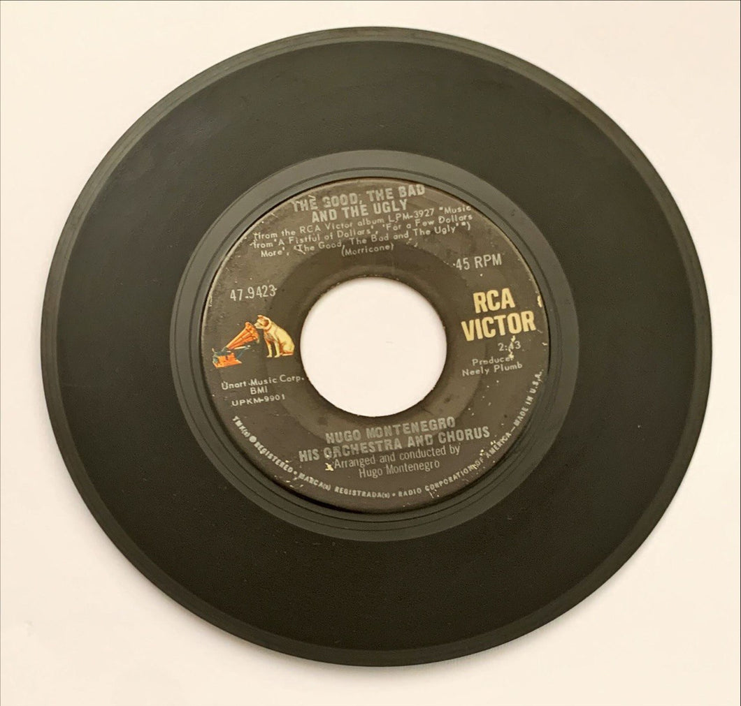 Hugo Montenegro, His Orchestra And Chorus The Good, The Bad And Vinile 45 Giri Easy Listening Theme RCA Victor 1968