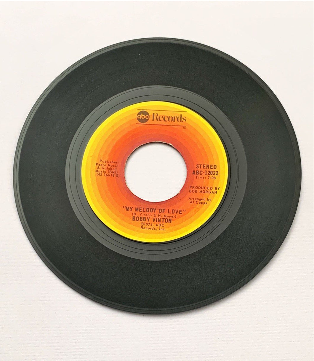 Bobby Vinton My Melody Of Love / I'll Be Loving You Vinile 45 Giri Pop Rock ABC Records