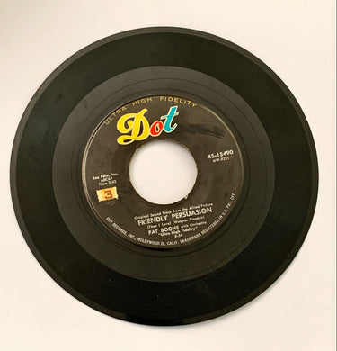Pat Boone Friendly Persuasion (Thee I Love) / Chains Of Love Vinile 45 Giri Soundtrack Vocal Dot Records