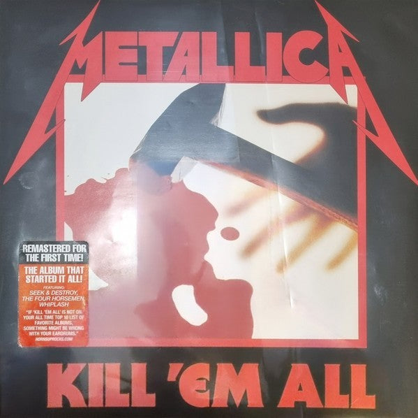Metallica Kill 'Em All Vinyl LP Record NEW Seek & Deatroy Whiplash | LP Vinile