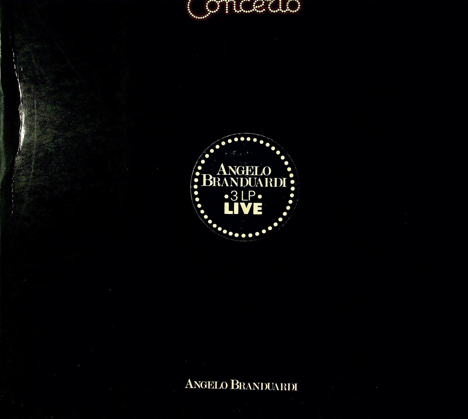 Angelo Branduardi - Concerto | 3LP Vinile Ottime Condizioni