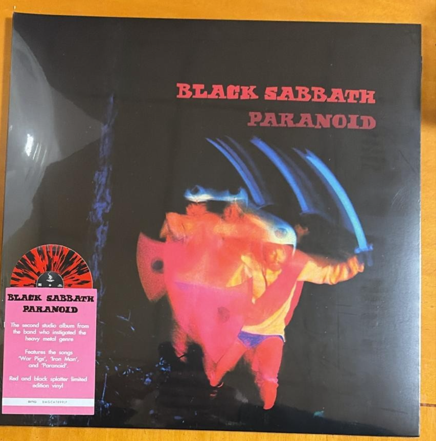 Black Sabbath - Paranoid Red With Black ,Rsd | LP Vinile Nuovo Sigillato