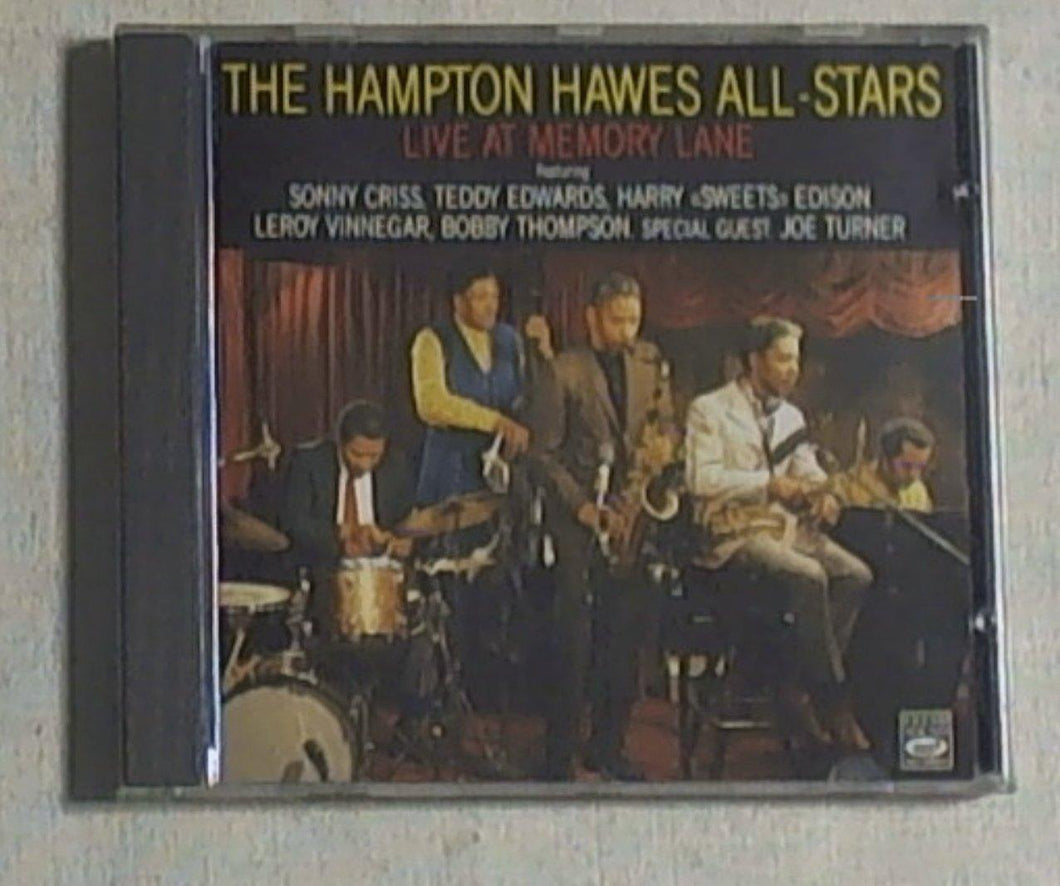 Cd - Hampton Hawes All Stars Live at Memory Lane