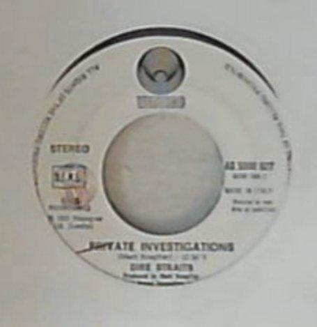 45 giri - 7'' - Dire Straits / Delia Gualtiero - Private Investigation / Occhi
AS 5000 627